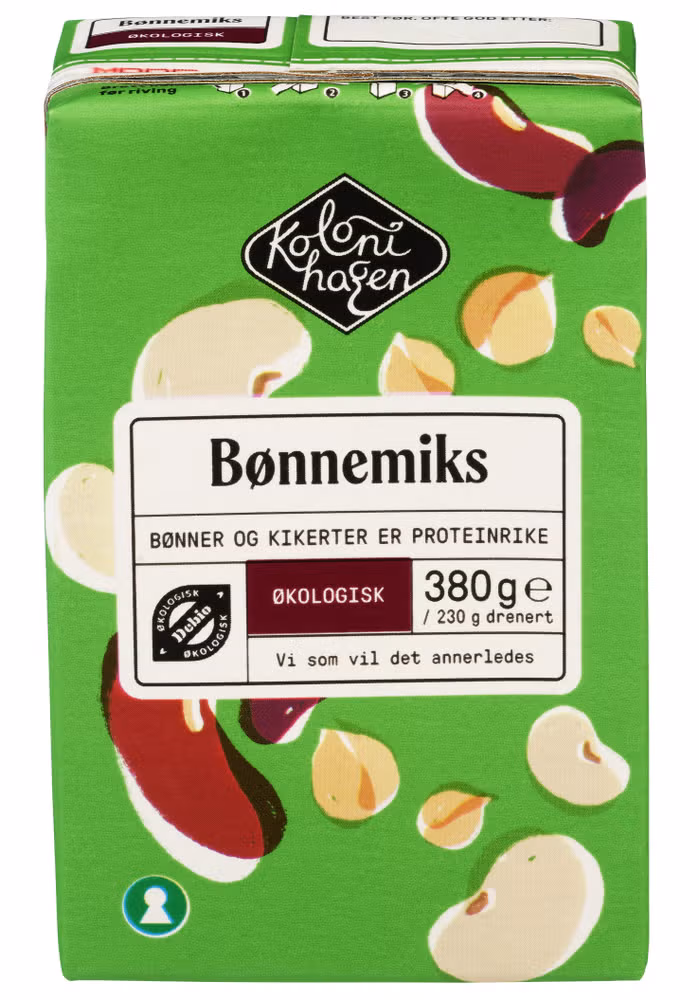 Bønnemiks Økologisk, 380 g