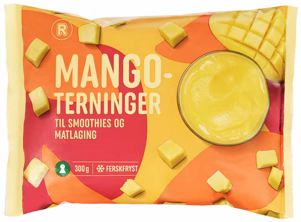 Mangoterninger Ferskfryste, 300 g