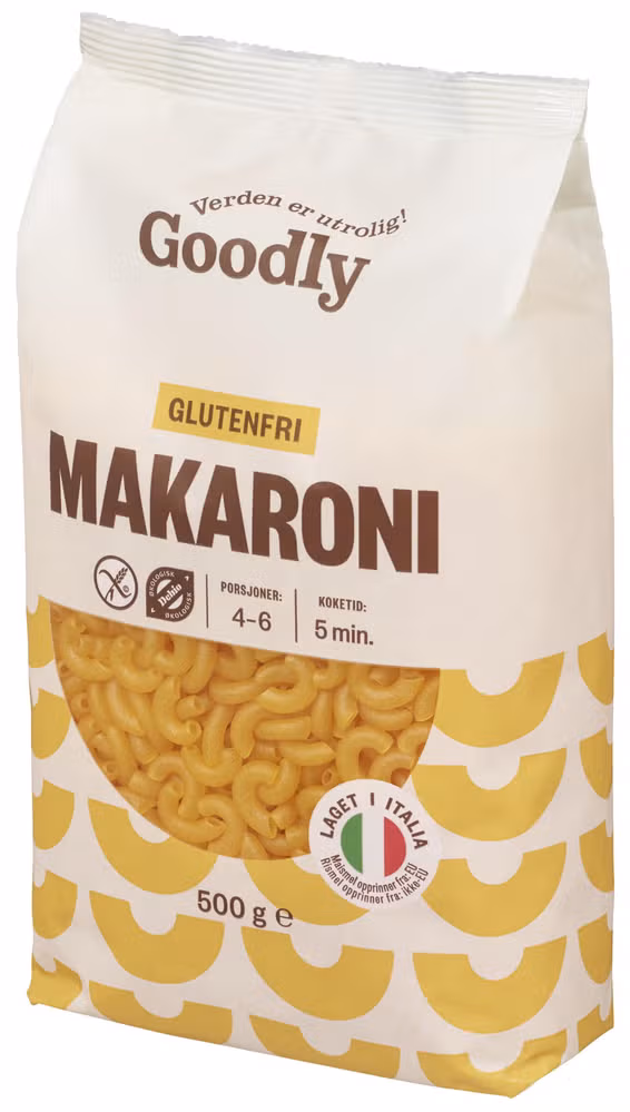 Glutenfri makaroni Økologisk, 500 g