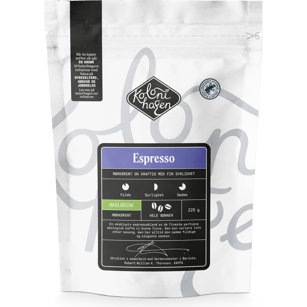 Espresso Økologisk 225g Kolonihagen