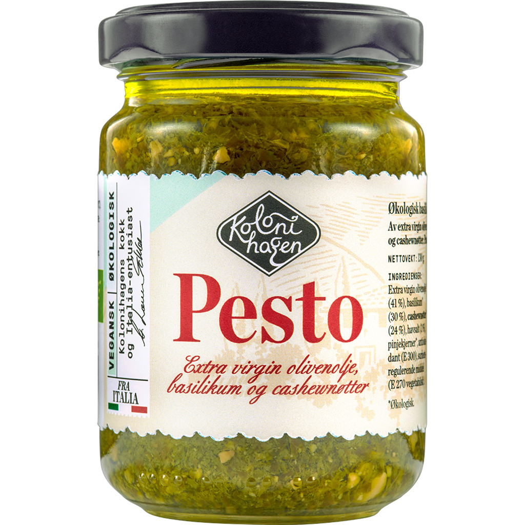Pesto, grønn Økologisk 130g Kolonihagen