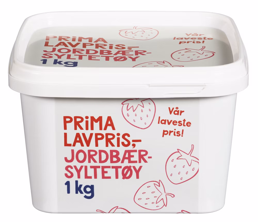 Jordbærsyltetøy 1 kg