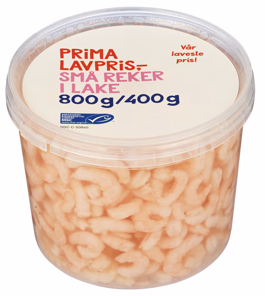 Reker i lake 400 g
