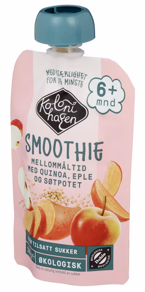 Smoothie med quinoa, eple og søtpotet Fra 6 mnd, økologisk, 100 g