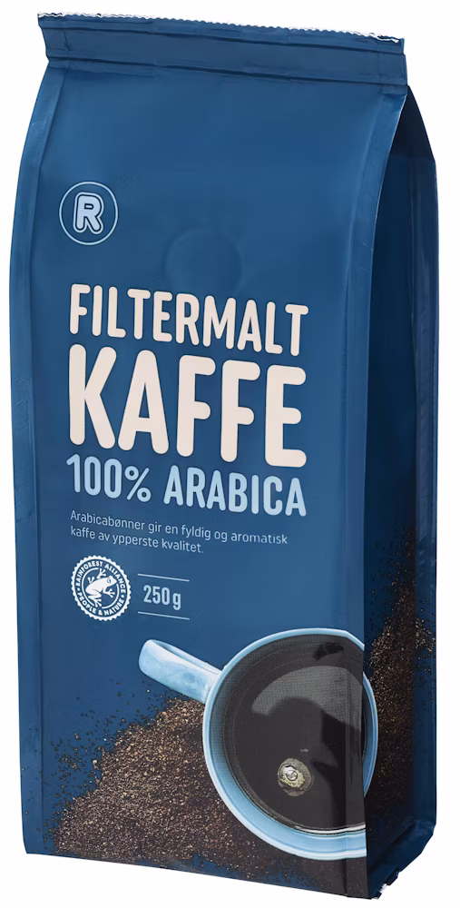Filtermalt Kaffe 100% Arabica, 250 g