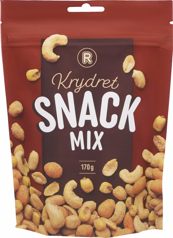 Krydret snackmix 170 g