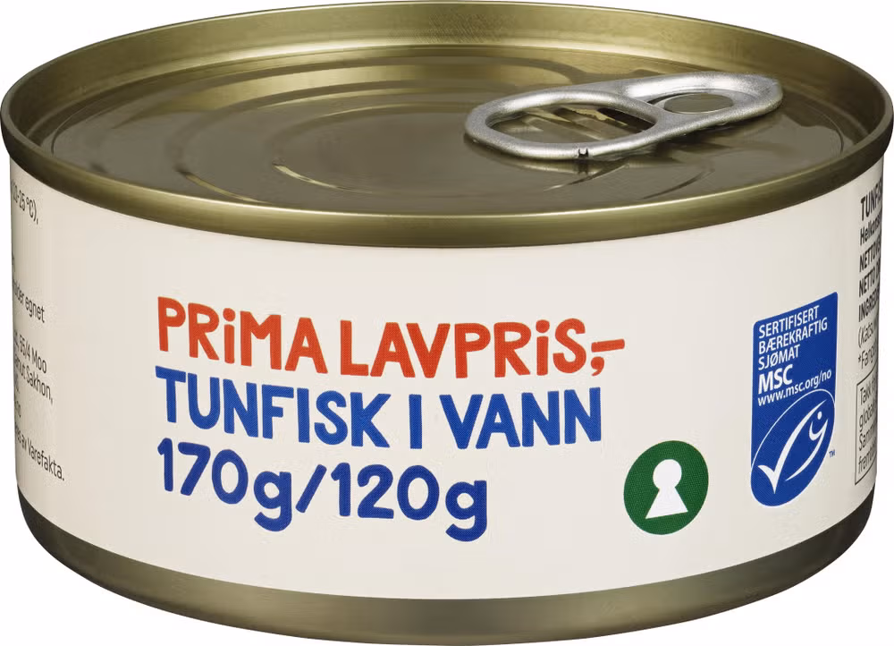Tunfisk i vann MSC, 170 g