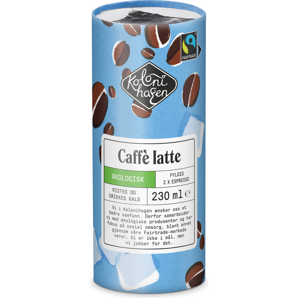 Iskaffe Caffe latte Økologisk 230ml Kolonihagen
