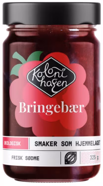 Bringebærsyltetøy økologisk 320 g