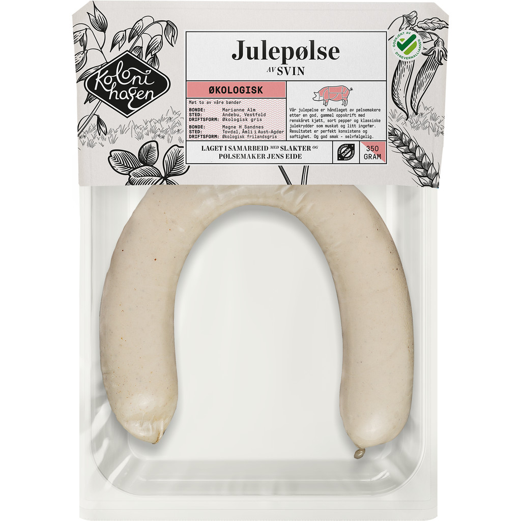 Julepølse Økologisk 350g Kolonihagen