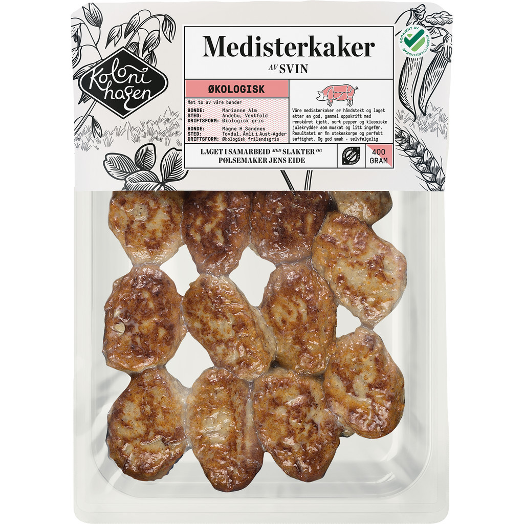 Medisterkaker Økologisk 400g Kolonihagen