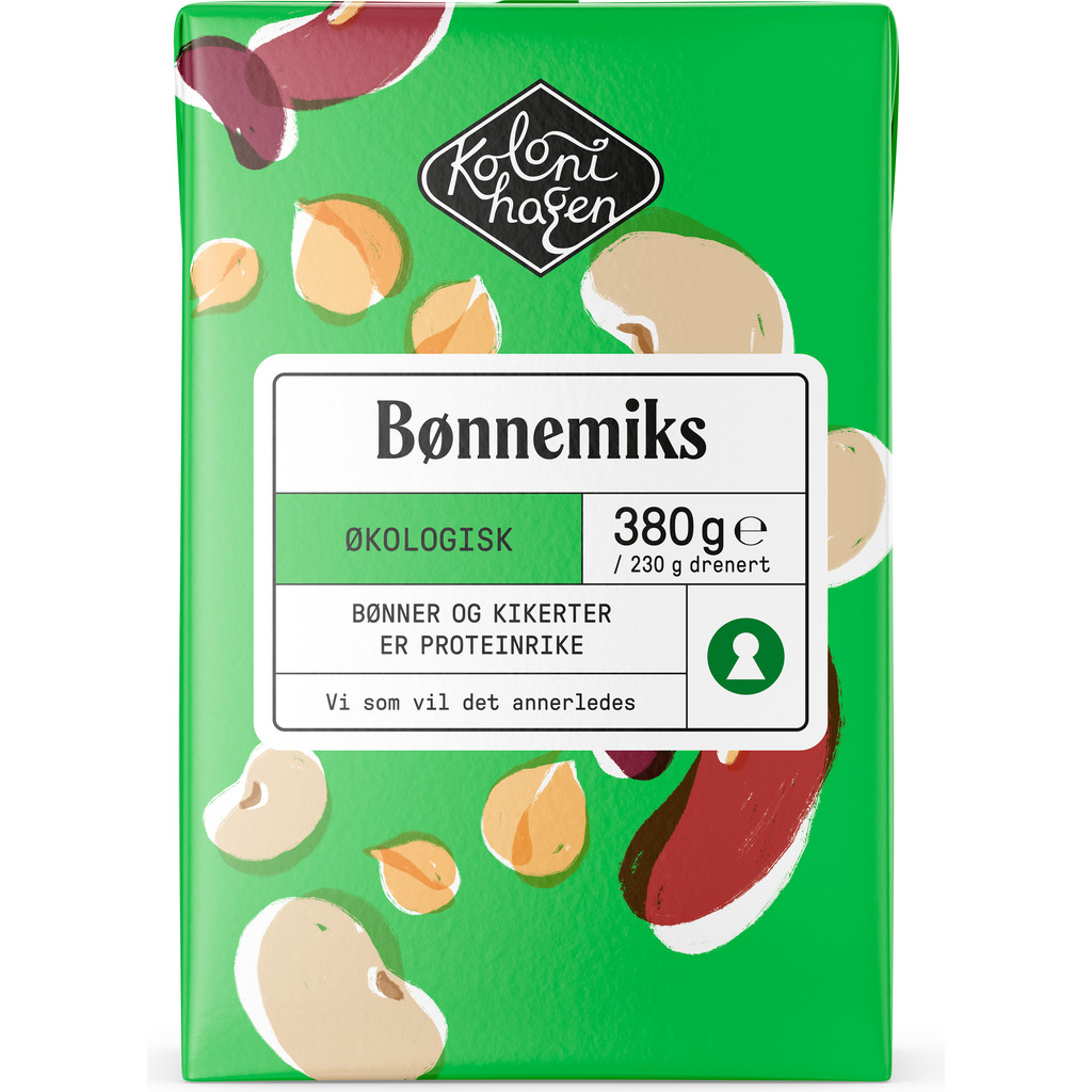 Bønnemiks Økologisk 380g Kolonihagen