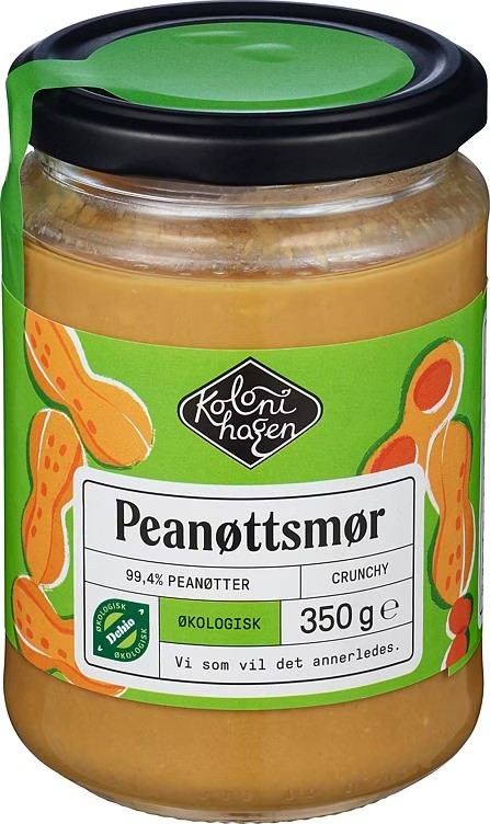 Peanøttsmør 350g Økologisk Kolonihagen