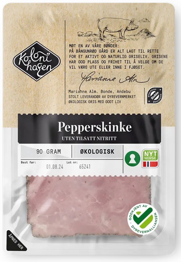 Pepperskinke Økologisk 90g Kolonihagen