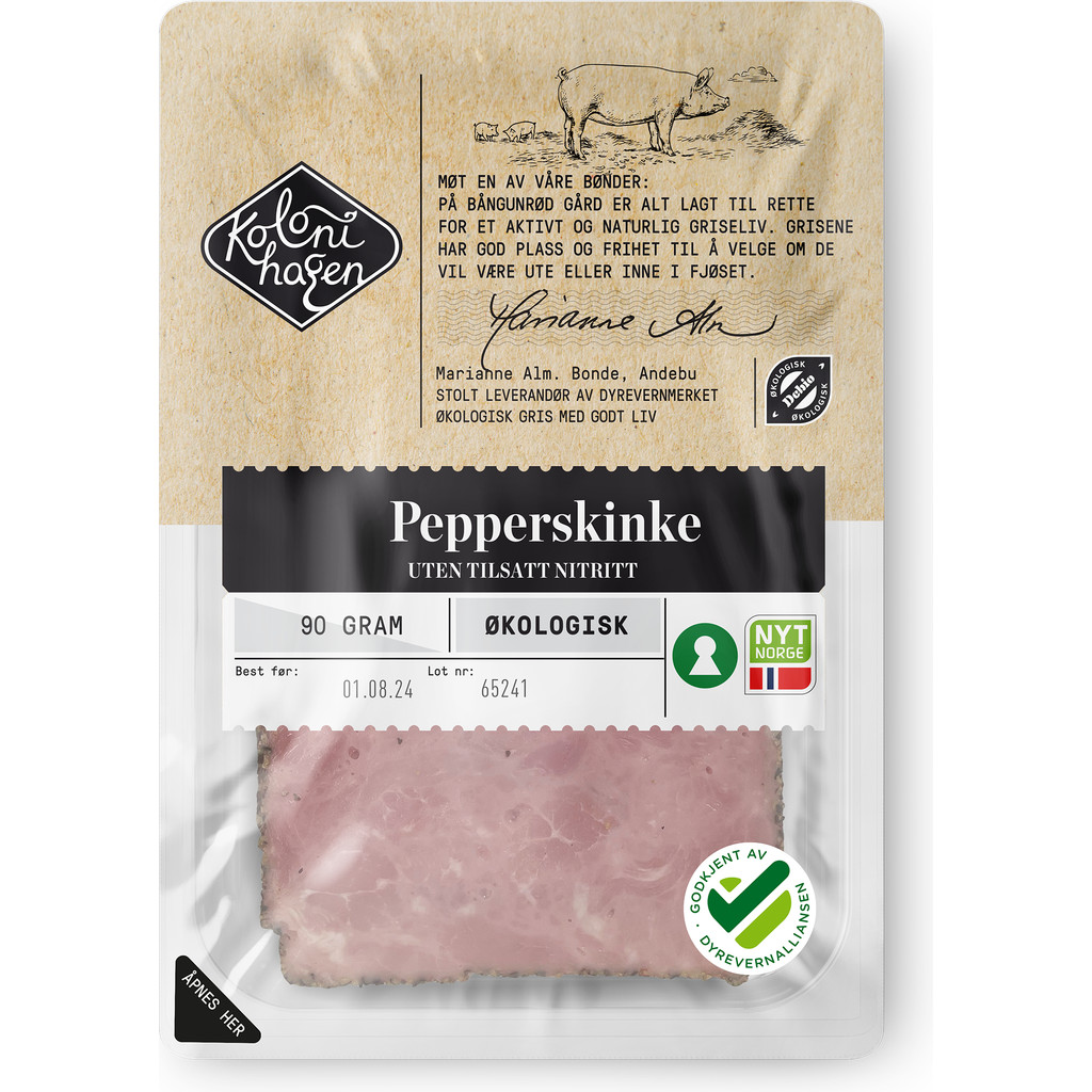 Pepperskinke Økologisk 100g Kolonihagen