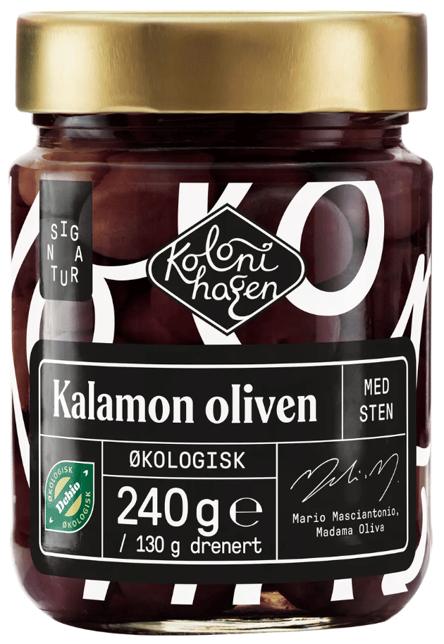 Kalamon Oliven Økologisk 240g Kolonihagen