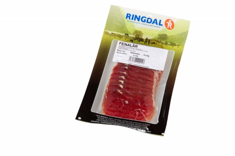 Fenalår skivet 100g Ringdal