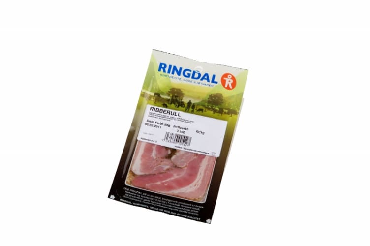 Ribberull skivet 100g Ringdal