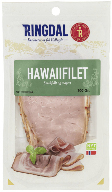 Hawaifilet skivet 100g Ringdal