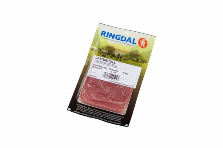 Lammerull skivet 100g Ringdal