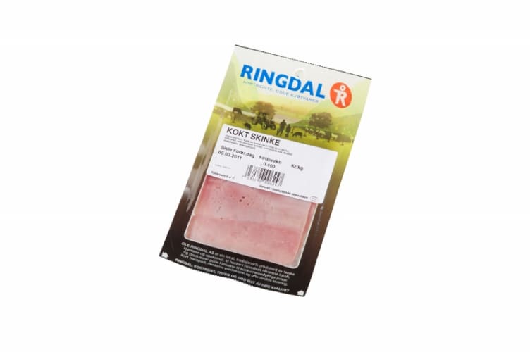 Skinke Kokt skivet 100g Ringdal