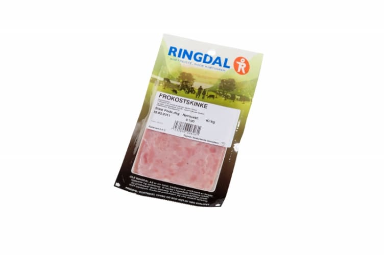 Frokostskinke skivet 100g Ringdal