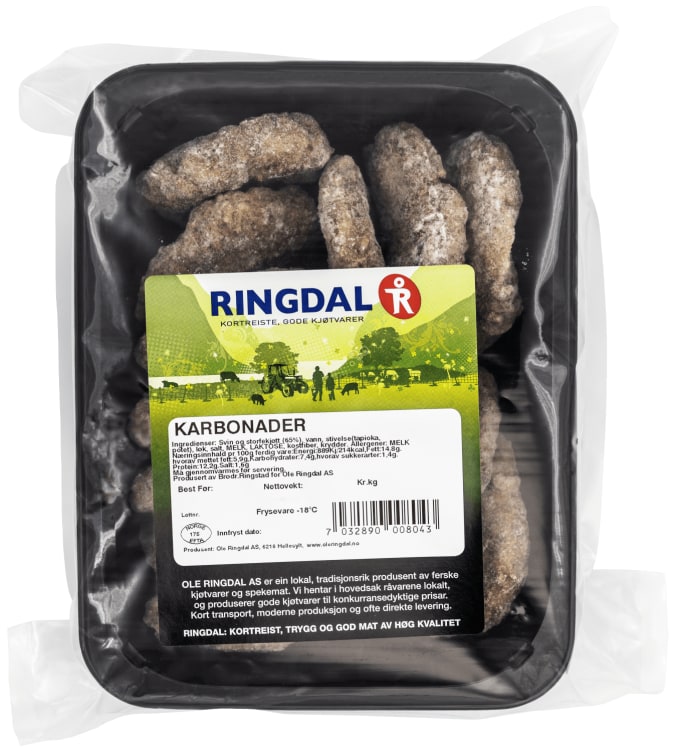 Karbonadekaker Frys 800g Ringdal