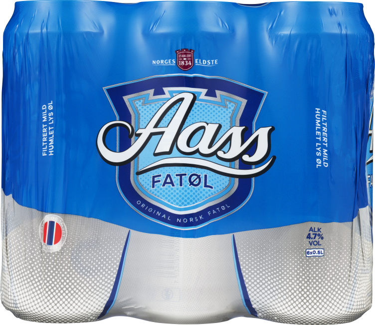 Aass Fatøl 0,5lx6 boks