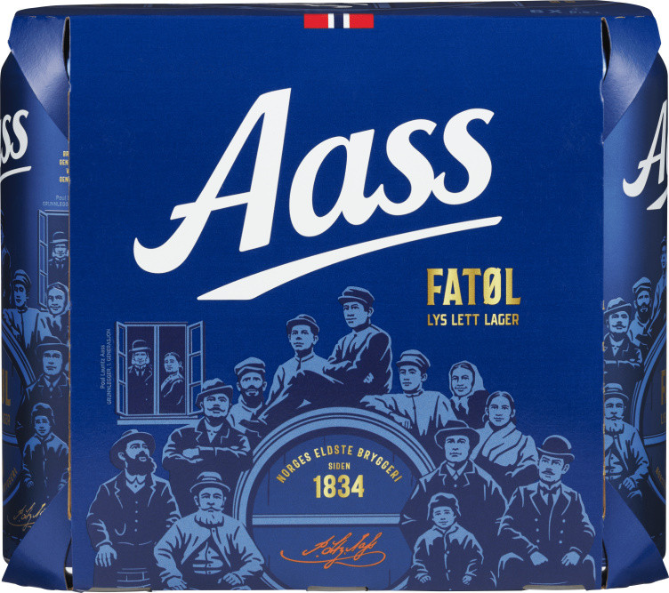 Aass Fatøl 0,5lx6 boks