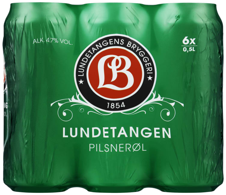 Lundetangen Pils 0,5lx6 boks