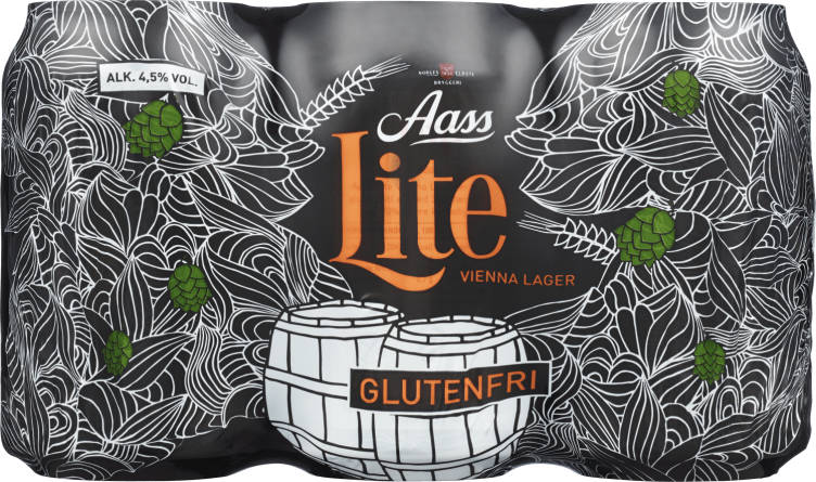 Aass Lite Vienna Lager 0,33lx6 boks