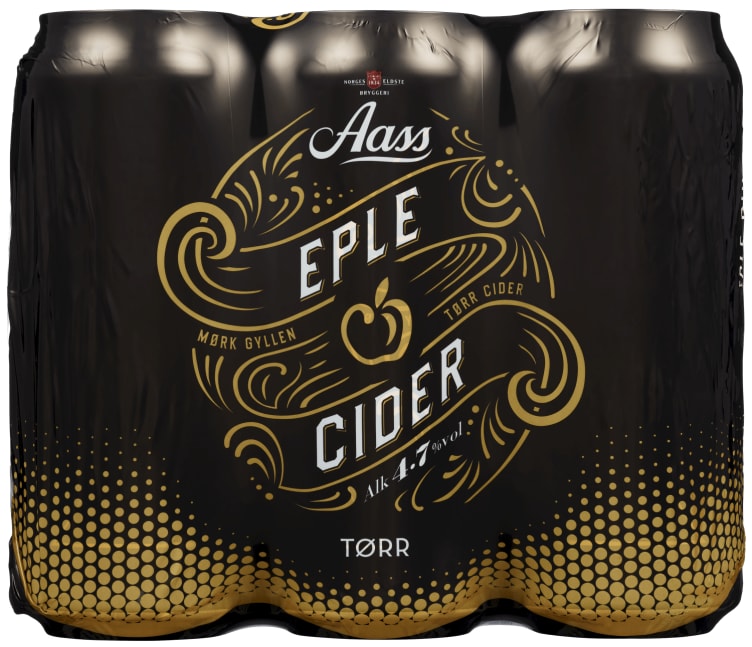 Aass Cider Eple Tørr 0,5lx6 boks