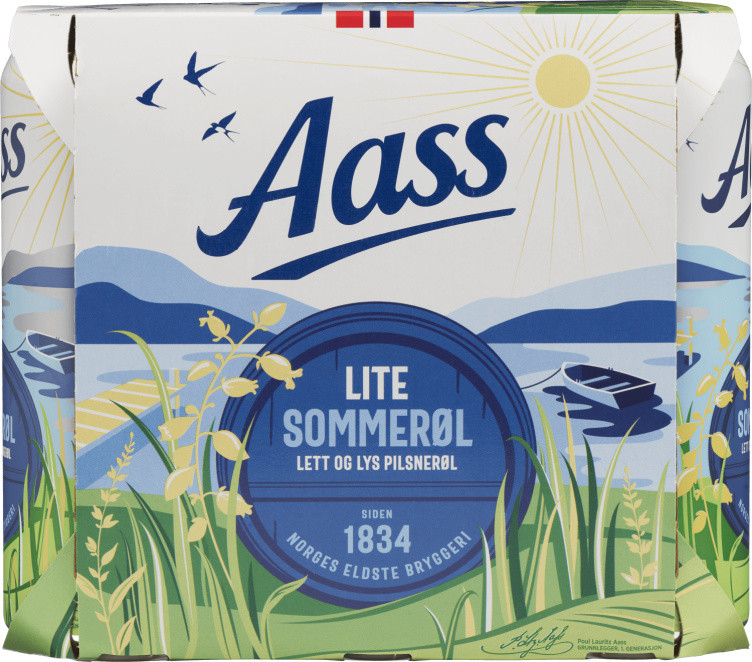 Aass Lite Sommerøl 0,5l boks 6pk