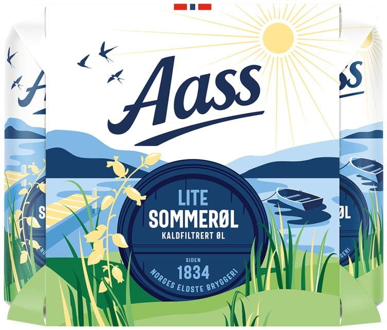 Aass Lite Sommerøl 0,5l boks 6pk