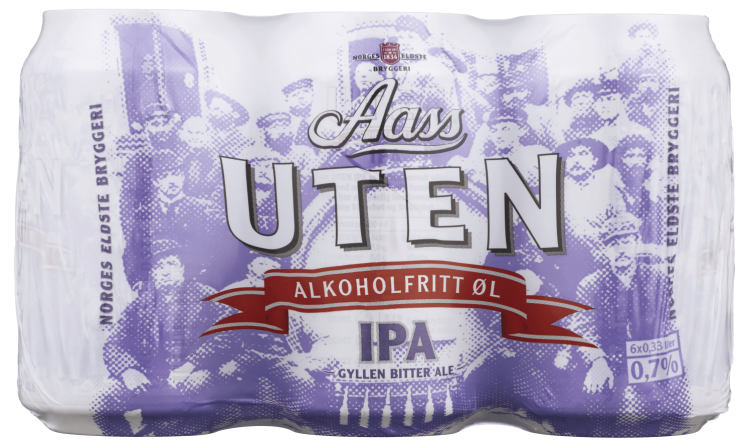 Aass uten Ipa 0,33lx6 boks