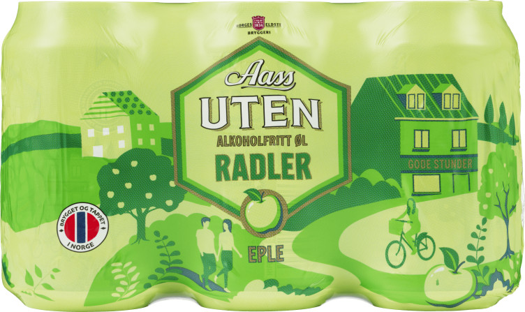 Aass uten Radler 0,33lx6 boks