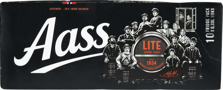 Aass Lite Vienna Lager 0,33lx10 boks