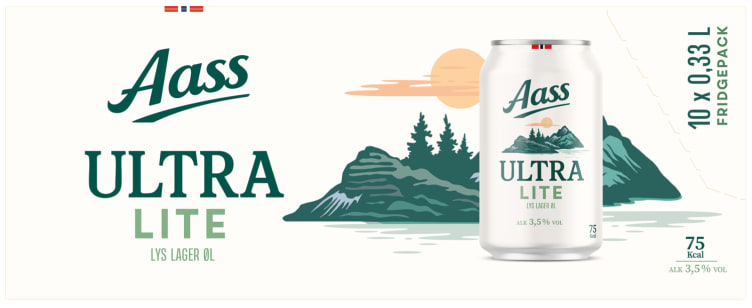 Aass Ultra Lite 0,33lx10 boks Fridge