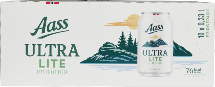 Aass Ultra Lite 0,33lx10 boks Fridge