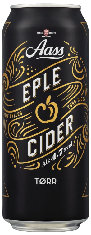 Aass Cider Eple Tørr 0,5l boks