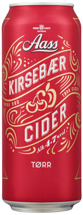 Aass Cider Kirsebær 0,5l boks