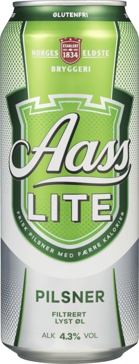 Aass Lite Pilsner 0,5l boks