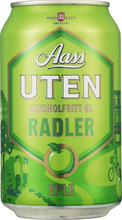 Aass uten Radler 0,33l boks