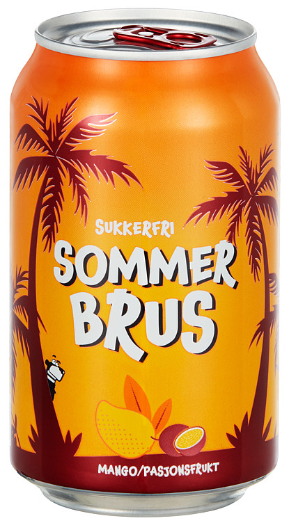 Sommerbrus u/Sukker 0,33l boks Aass