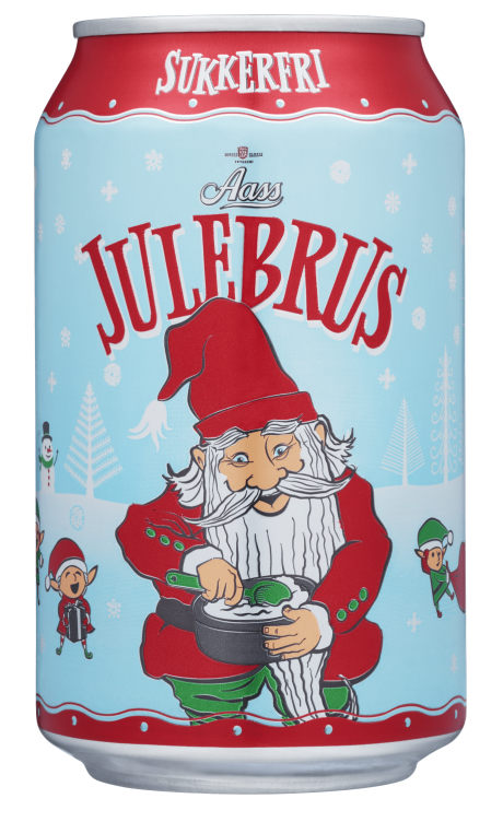 Aass Julebrus Sukkerfri 0,33l boks