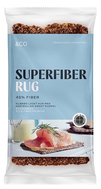 Klibrød Superfiber Rug 100g