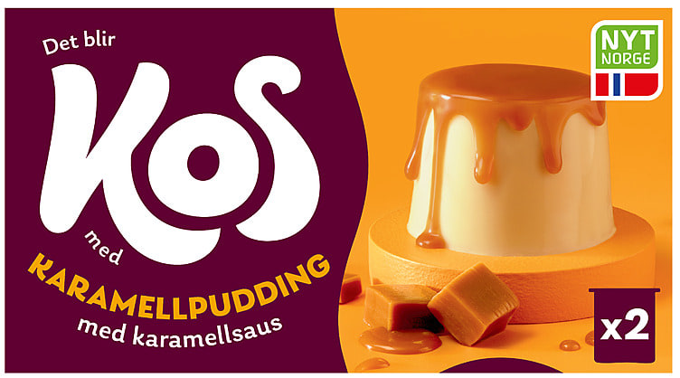 Karamellpudding m/Saus 2x150g Kos