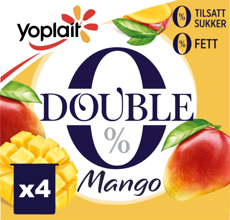 Yoplait Double 0% Mango 4x125g
