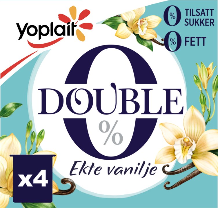 Yoplait Double Vanilje 4x125g