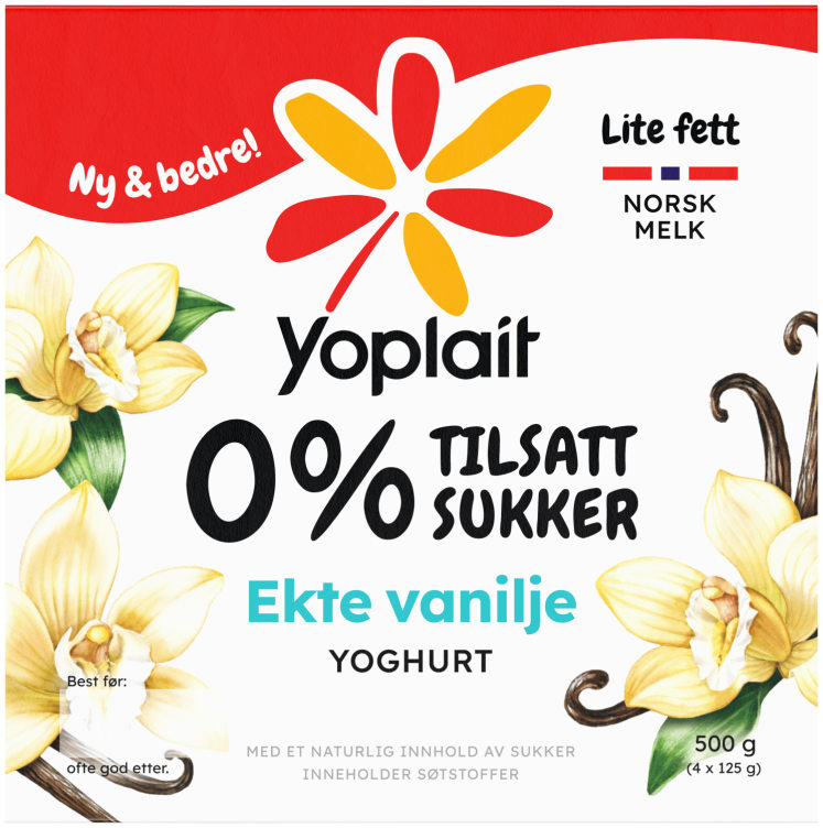 Yoplait Double Vanilje 4x125g